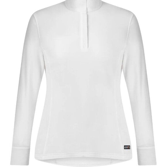 Kerrits Affinity® Pro Long Sleeve Show Shirt Size XS, Color: White/Mixed Bits - Picture 1 of 9